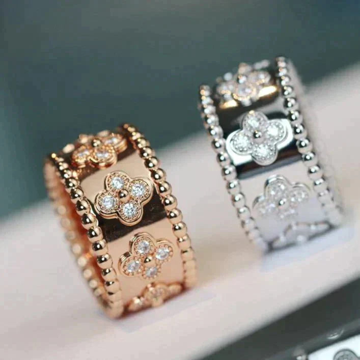 ¡®Aura Jewels¡¯CLOVER KALEIDOSCOPE RING 10MM
