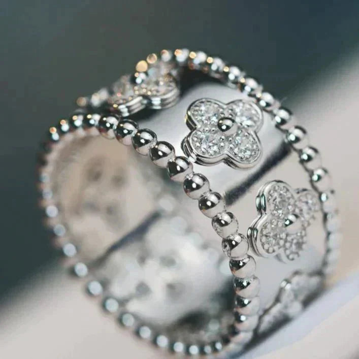 ¡®Aura Jewels¡¯CLOVER KALEIDOSCOPE RING 10MM