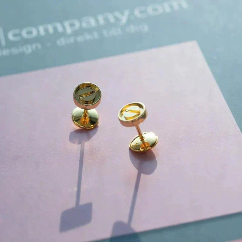 ¡®Aura Jewels¡¯LOVE EARRINGS GOLD 10MM