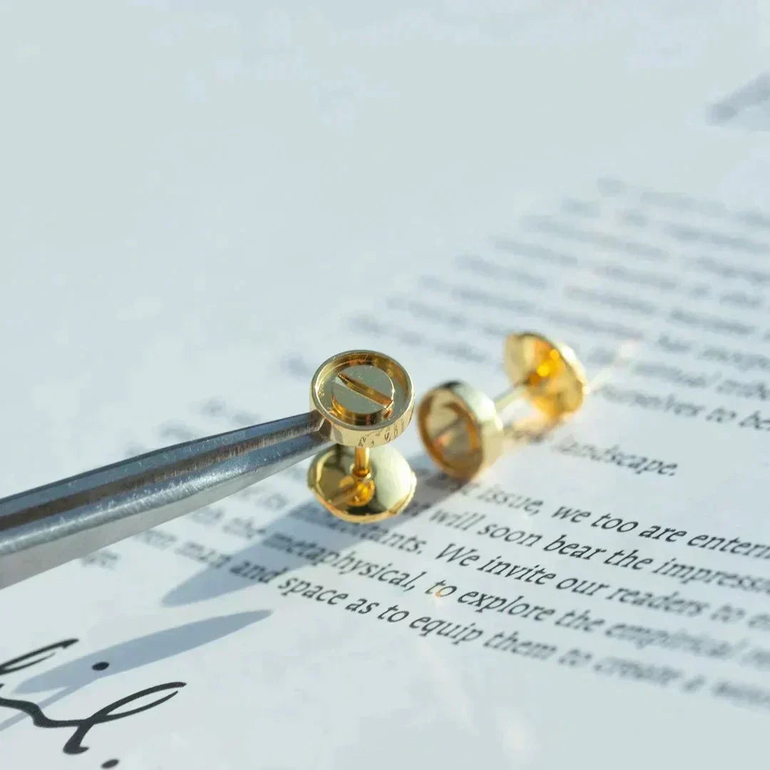 ¡®Aura Jewels¡¯LOVE EARRINGS GOLD 10MM