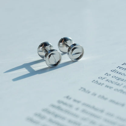 ¡®Aura Jewels¡¯LOVE EARRINGS SILVER 10MM
