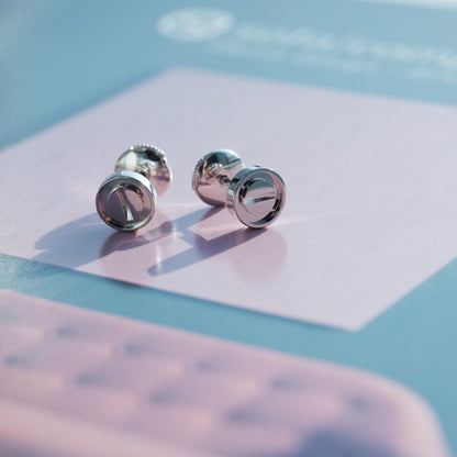 ¡®Aura Jewels¡¯LOVE EARRINGS SILVER 10MM
