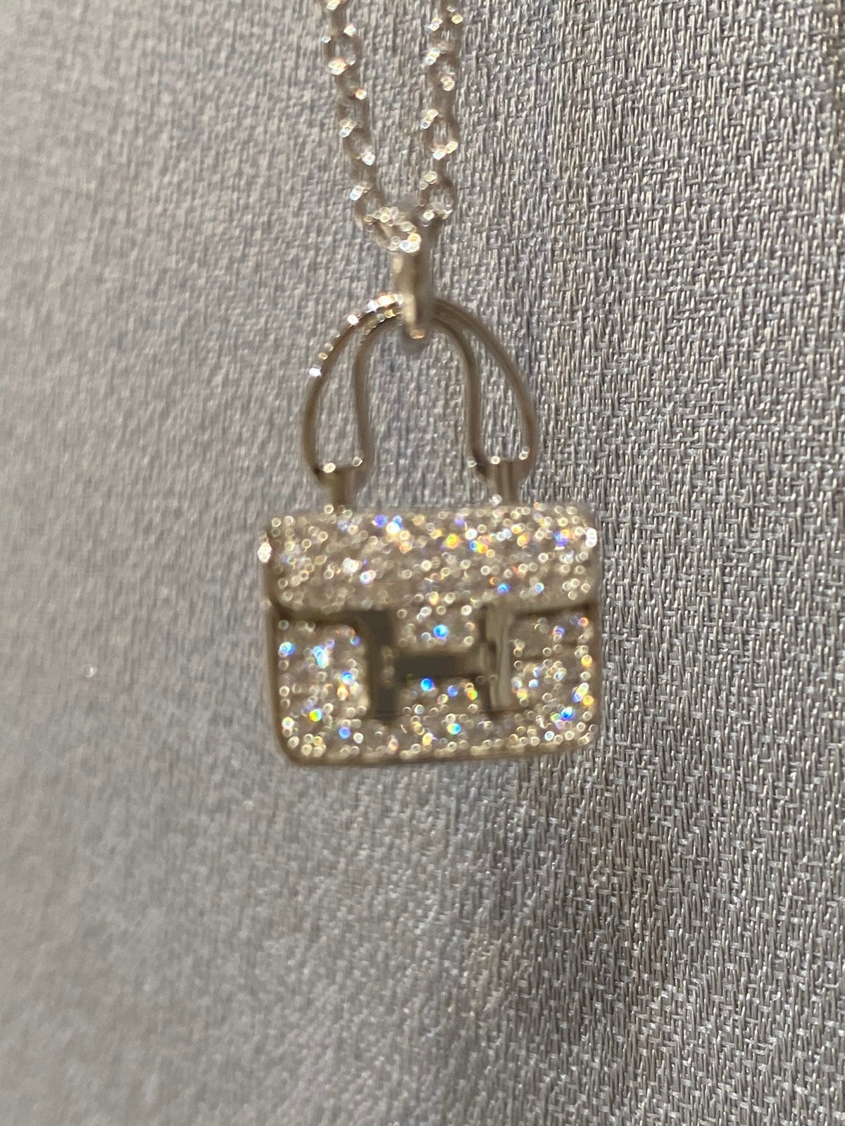 ¡®Aura Jewels¡¯CONSTANCE PEDANT DIAMOND NECKLACE