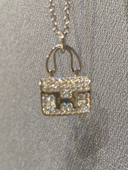 ¡®Aura Jewels¡¯CONSTANCE PEDANT DIAMOND NECKLACE