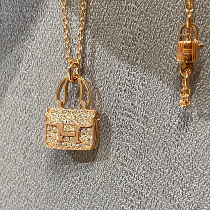¡®Aura Jewels¡¯CONSTANCE PEDANT DIAMOND NECKLACE