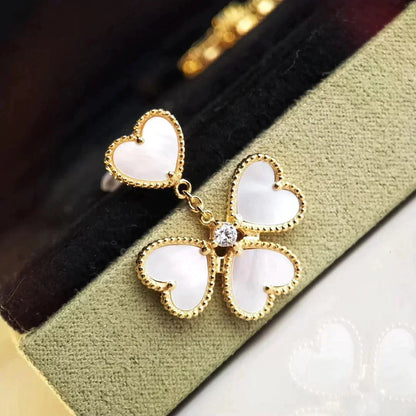 ¡®Aura Jewels¡¯CLOVER SWEET WHITE MOP EARRINGS