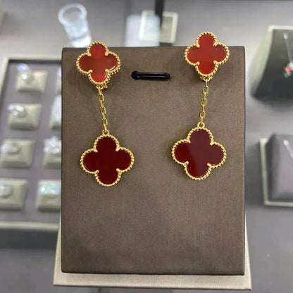 ¡®Aura Jewels¡¯CLOVER 2 MOTIFS  EARRINGS (MULTIPLE CHOICESC