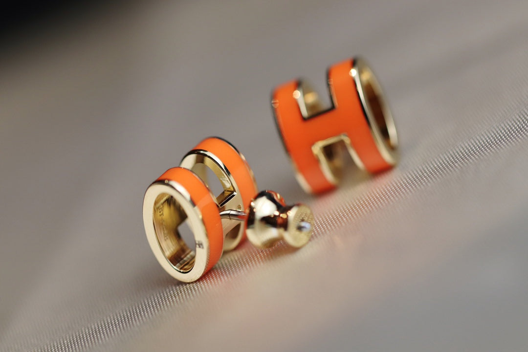 ¡®Aura Jewels¡¯MINI POP H EARRINGS ORANGE