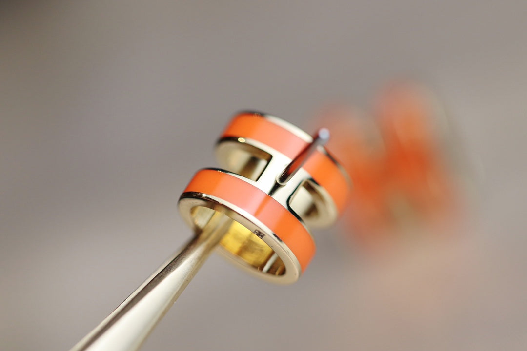 ¡®Aura Jewels¡¯MINI POP H EARRINGS ORANGE
