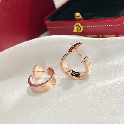 ¡®Aura Jewels¡¯LOVE EARRINGS 5.7MM 2 DIAMONDS