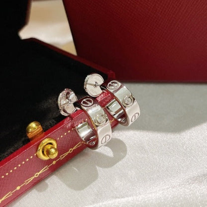 ¡®Aura Jewels¡¯LOVE EARRINGS 5.7MM 2 DIAMONDS