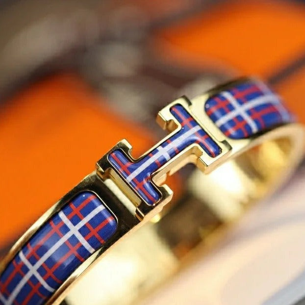 ¡®Aura Jewels¡¯H TARTAN BRACELET 12MM
