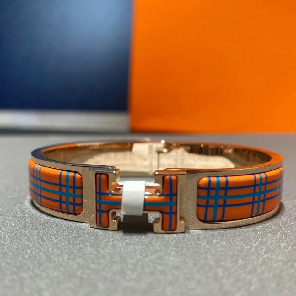 ¡®Aura Jewels¡¯H TARTAN BRACELET 12MM