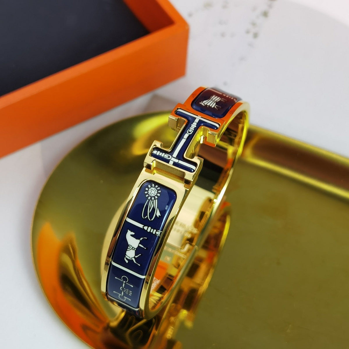 ¡®Aura Jewels¡¯H COUVERTURES DARK BLUE BRACELET