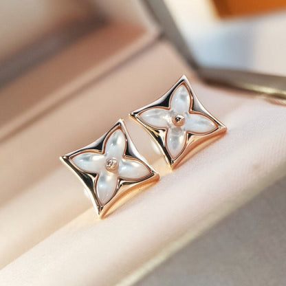 ¡®Aura Jewels¡¯STAR MOP PINK GOLD EARRINGS