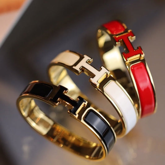 ¡®Aura Jewels¡¯H BRACELET 12MM GOLD