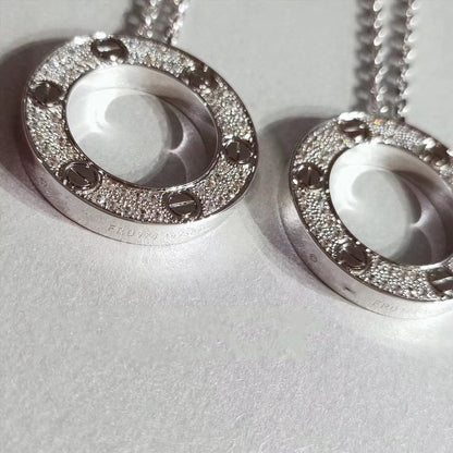¡®Aura Jewels¡¯LOVE NECKLACE ADJUSTABLE SILVER