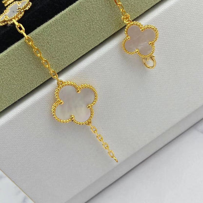 ¡®Aura Jewels¡¯MAGIC CLOVER MOP GOLD BRACELET 5 MOTIFS