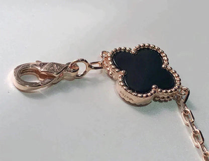 [Aura Jewels]New CLOVER 5 MOTIFS MULTICOLOR BRACELET