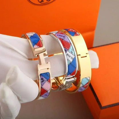 ¡®Aura Jewels¡¯H BRACELET DOTTED BORDER 12MM
