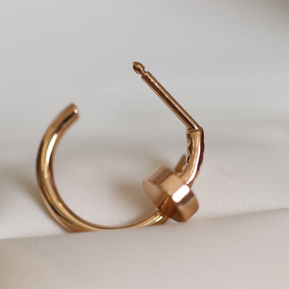 ¡®Aura Jewels¡¯JUSTE EARRINGS PINK GOLD