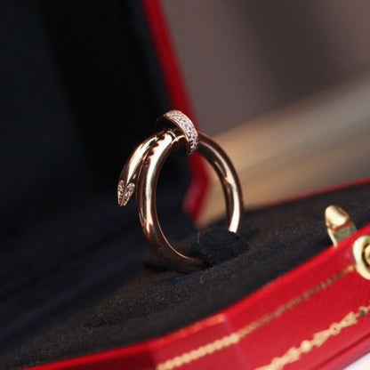¡®Aura Jewels¡¯JUSTE RING 2.65MM PINK GOLD DIAMOND