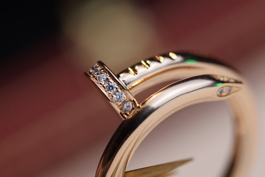 ¡®Aura Jewels¡¯JUSTE RING 2.65MM PINK GOLD DIAMOND