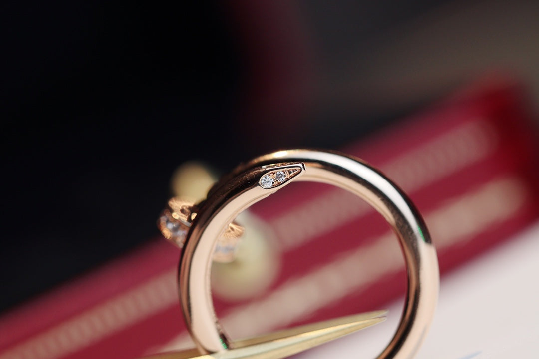 ¡®Aura Jewels¡¯JUSTE RING 2.65MM PINK GOLD DIAMOND