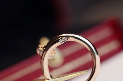 ¡®Aura Jewels¡¯JUSTE RING 2.65MM PINK GOLD DIAMOND