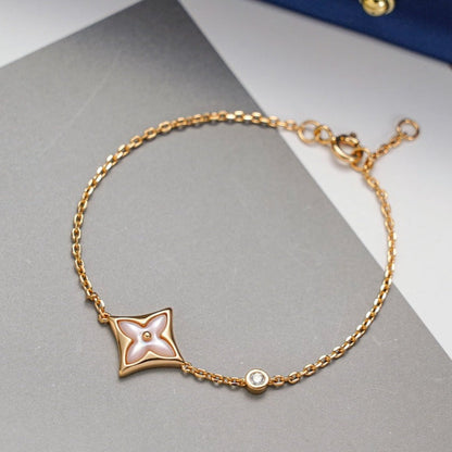 ¡®Aura Jewels¡¯STAR 1 DIAMOND PINK GOLD BRACELET