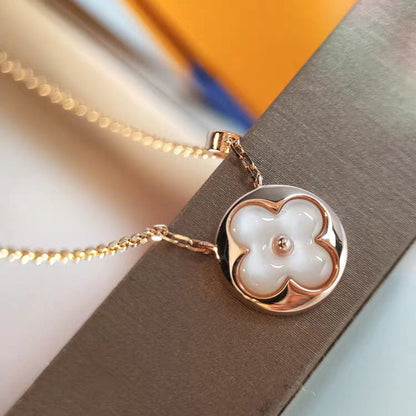 ¡®Aura Jewels¡¯SUN MOP GOLD 1 DIAMOND NECKLACE