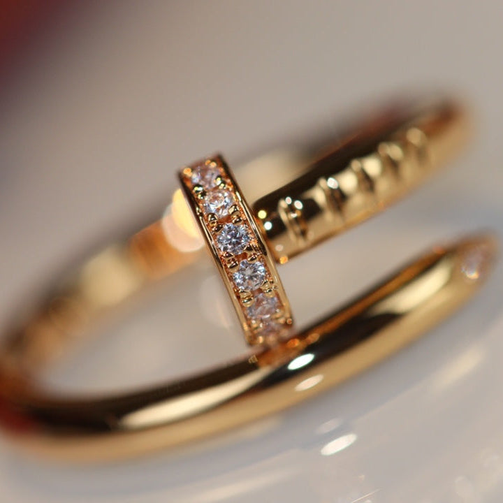 ¡®Aura Jewels¡¯JUSTE RING 2.65MM GOLD DIAMOND
