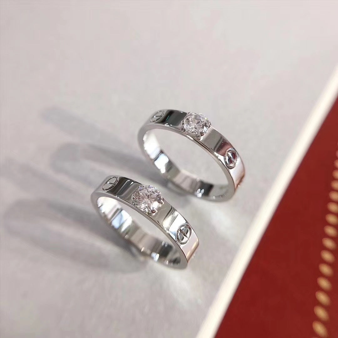 ¡®Aura Jewels¡¯LOVE RING 3.6MM 1 BIG DIAMOND
