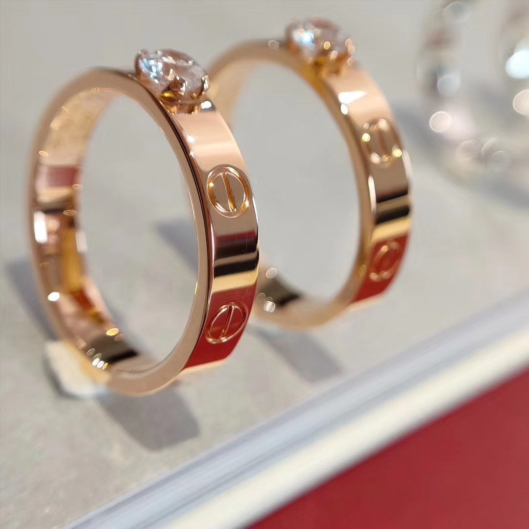 ¡®Aura Jewels¡¯LOVE RING 3.6MM 1 BIG DIAMOND