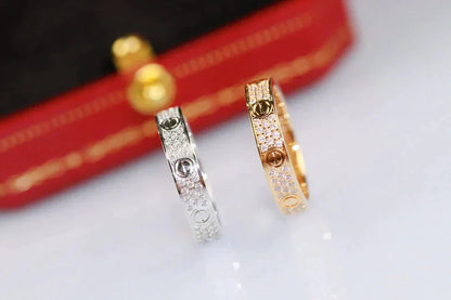 ¡®Aura Jewels¡¯LOVE RING 3.6MM DIAMOND PAVED
