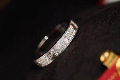 ¡®Aura Jewels¡¯LOVE RING 3.6MM DIAMOND PAVED