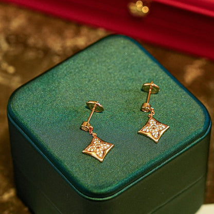 ¡®Aura Jewels¡¯STAR DIAMONDS EARRINGS GOLD