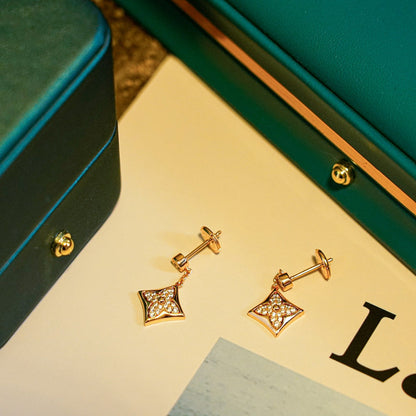 ¡®Aura Jewels¡¯STAR DIAMONDS EARRINGS GOLD