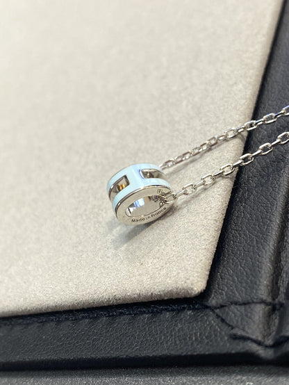 ¡®Aura Jewels¡¯POP H LIGHT BLUE NECKLACE