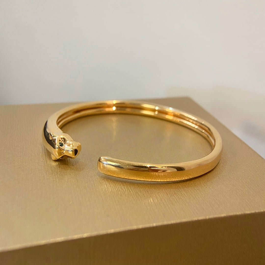 ¡®Aura Jewels¡¯PANTHERE GOLD OPEN BRACELET