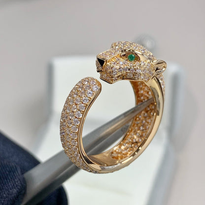 ¡®Aura Jewels¡¯PANTHERE PINK GOLD DIAMOND RING