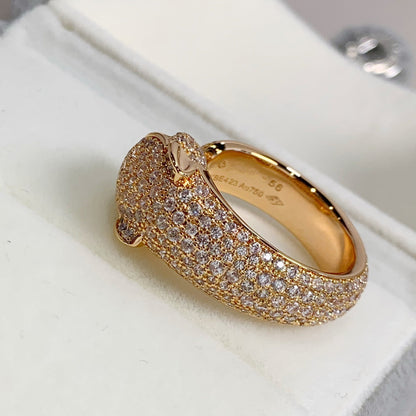 ¡®Aura Jewels¡¯PANTHERE PINK GOLD DIAMOND RING