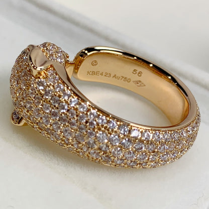 ¡®Aura Jewels¡¯PANTHERE PINK GOLD DIAMOND RING