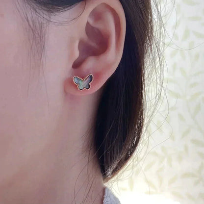 ¡®Aura Jewels¡¯BUTTERFLY DARK MOP  EARRINGS