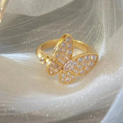¡®Aura Jewels¡¯BUTTERFLY DIAMOND RING