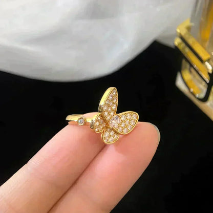 ¡®Aura Jewels¡¯BUTTERFLY DIAMOND RING