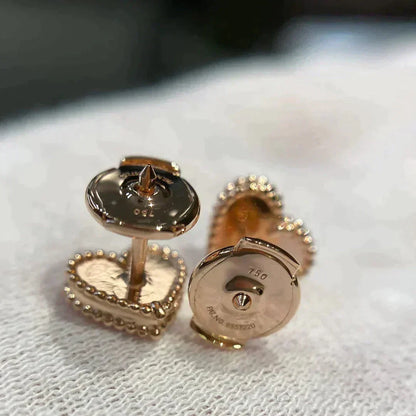 ¡®Aura Jewels¡¯HEART CARNELIAN STUD EARRINGS