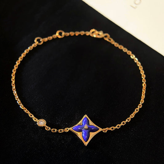 ¡®Aura Jewels¡¯COLOR STAR PINK GOLD DIAMOND BRACELET