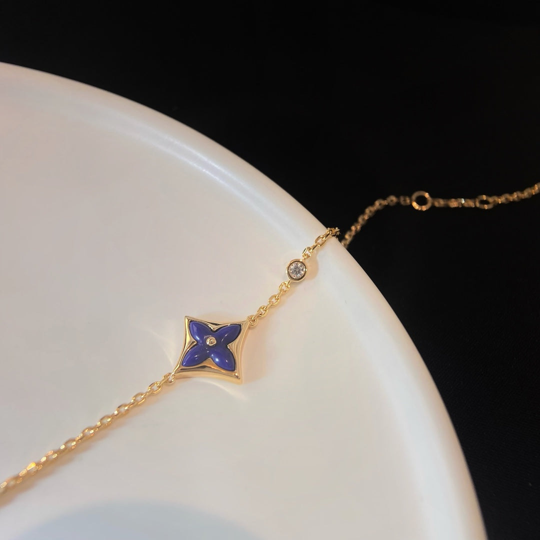 ¡®Aura Jewels¡¯COLOR STAR PINK GOLD DIAMOND BRACELET