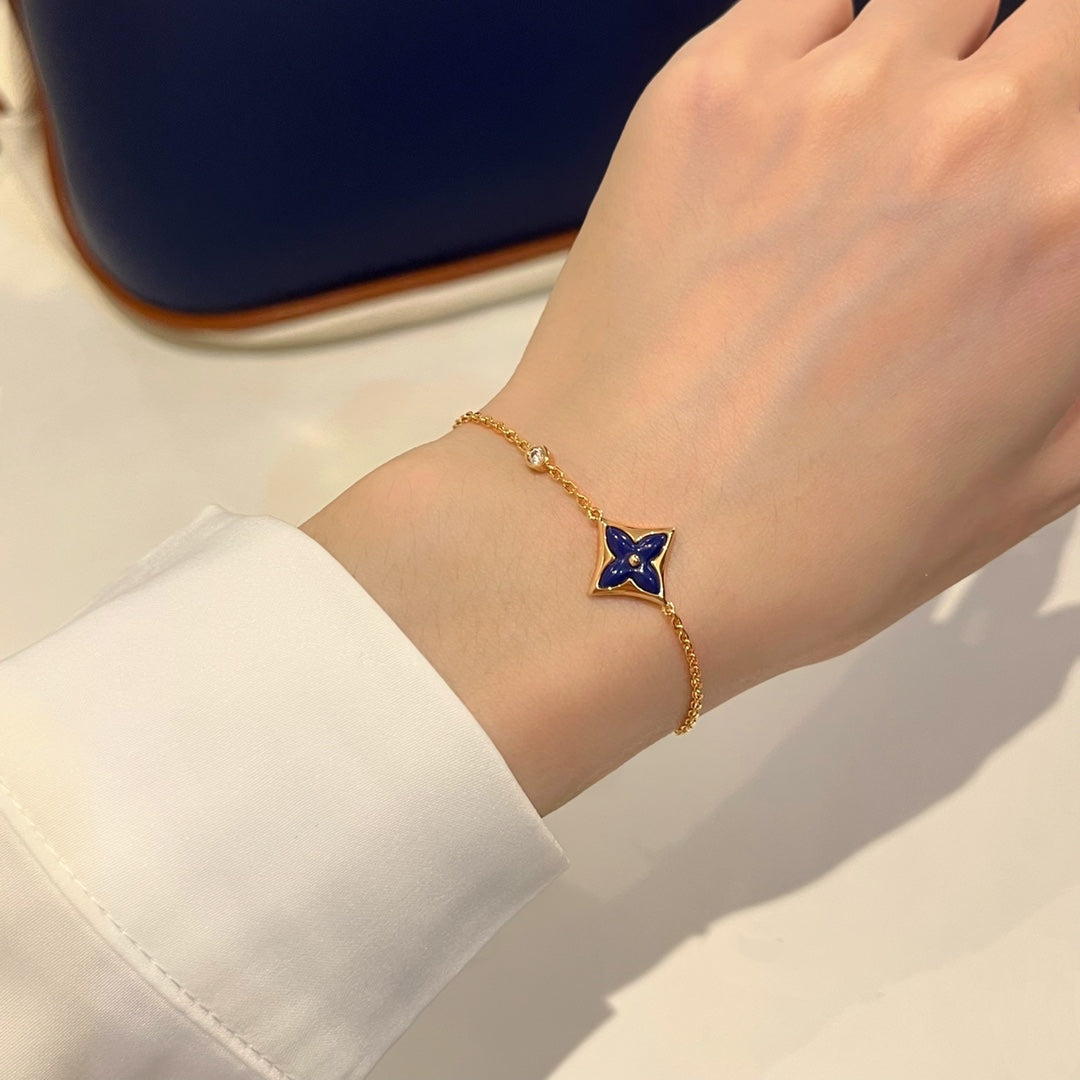 ¡®Aura Jewels¡¯COLOR STAR PINK GOLD DIAMOND BRACELET